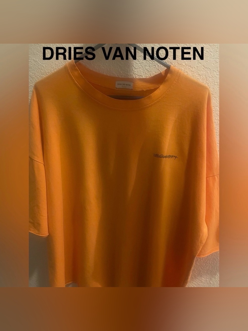 Dries Van Noten Shirt Orange Medium
